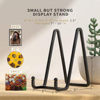 6 Inch Metal Square Picture Frame Easel Stands - Image 6