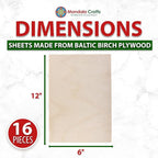 Mandala Crafts Baltic Birch Plywood Board - Image 3