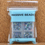 4000Pcs Mixed Size Hot Fix Round Crystals Gems Glass Stones Hotfix Flat Back - Image 4