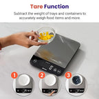 Etekcity 22lb Food Kitchen Scale, USB Rechargeable, IPX6 Waterproof | Digital - Image 7