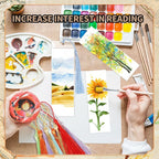 60 Sets Blank Kraft Paper Bookmarks Kit - Image 5