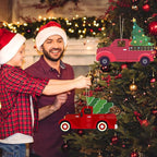 16Pcs Unfinished Paintable Blank Wooden Christmas Tree Car Festival Decoration - Image 3