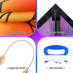 HONBO Large Delta Kite for Kids & Adults, Extremely Easy to Fly Kite for Beach - Image 6