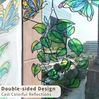 Original Hand Drawn Window Cling Film Stained Glass Border, Double Sided - Image 4