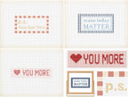 Moukeren 3 Pieces 10 x 8 Inch Bound Needlepoint Canvas, Pre Printed 18 Mesh by Moukeren
