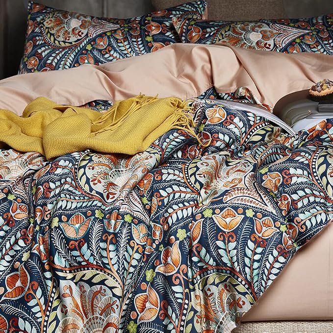 Cupocupa Queen Duvet Cover Set, Modern Industrial Luxury Bedding - Image 3