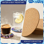 8-Pack Diamond Art Coaster Kit - Image 3