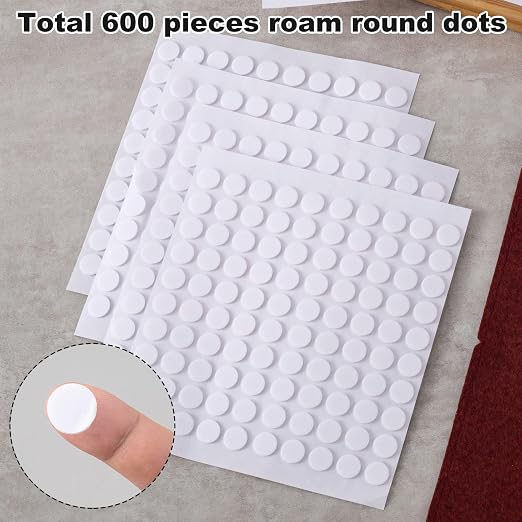 Joez Wonderful 6 Sheets Foam Adhesive Discs, 3D Mini Stickers - Image 3