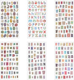 1041PCS Vintage Stickers, 18 Sheet Scrapbook Stickers Graffiti, Cute Vintage - Image 7