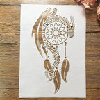 TIAMECH A4 Reusable Dragon Stencil by TIAMECH