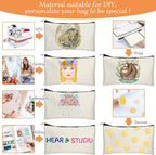 Legigo Blank Canvas Bag Zipper Pouch Makeup Bags Bulk - Image 6