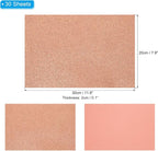 PATIKIL 30Sheets Light Yellow EVA Glitter Foam Sheet 11.8 x 7.9 Inch 2mm Thick - Image 2