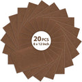 20PCS Brown Felt Fabric Sheets by Loyisal