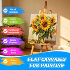 ESRICH Large Canvas for Painting, 10 Pack Square Canvas Boards for Painting - Image 3