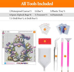 Offito Gnome Diamond Art Kits for Adults, 5D Gnome Diamond Painting Kits for - Image 5