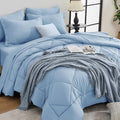 HEVUMYI Light Blue Full Comforter Set by HEVUMYI