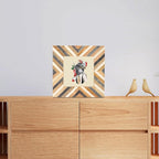 Picture Photo Frame Chevron Herringbone Art Inspired Vintage Table-Top/Wall - Image 3
