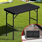 Folding Table 2.7ft Rectangular All-Occasion Plastic Folding Event Table - Image 7