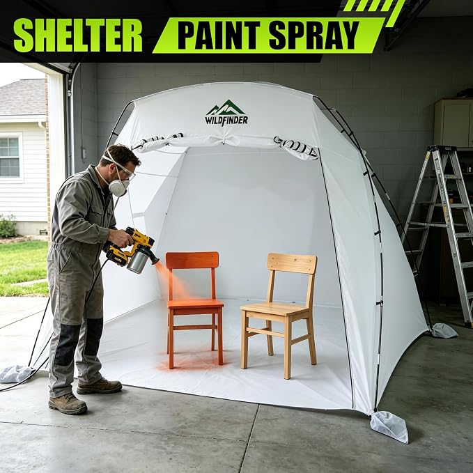 WildFinder Portable Paint Booth 10x7x6.3ft, Large Paint Tent - Image 4