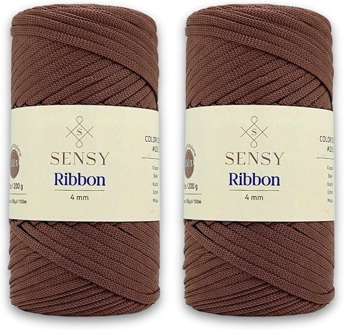 2 Skeins of Sensy Premium 4mm by SSENSY