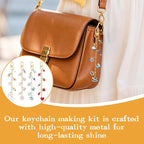 SUTROMA 423Pcs Lip Gloss Keychain Making Kit - Image 6