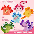 MOREJMTT Needle Felting Kit, Wool Felt Needle Felting Tools Foam Pad, Craft - Image 2