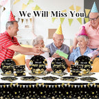 50 Guests We Will Miss You Plates and Napkins Party Supplies Farewell Party - Image 5
