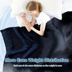 Topcee Knitted Weighted Blanket - Image 5