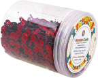 Mandala Crafts 20000 Burgundy Sequins - Image 4