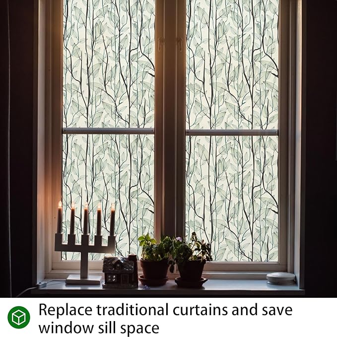 DKTIE Window Film Privacy with Installation Tools, Decorative Stained Glass - Image 5