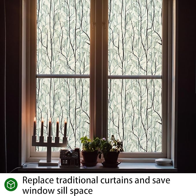 DKTIE Window Film Privacy with Installation Tools, Decorative Stained Glass - Image 5