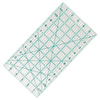 MANUFORE Quilting Ruler 6” x 12” Sewing Acrylic Ruler Anti-Slip Ruler DIY by MANUFORE