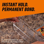 Gorilla Invisible Hold Mounting Tape, Holds up to 15 lbs, Permanent Bond - Image 7