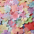 228 Sheets 3D Embossed Floral Scrapbook Paper, 3.1x3.1 Letterpress Textured - Image 6