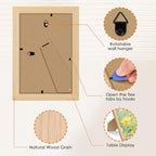FIXSMITH 5x7 Picture Frame Set of 2, Photo Frame - Image 5