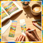 40-Set Bookmark Making Kit, 300GSM Blank Cardstock, 10 Spare Practice Cards - Image 5