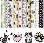 Tintnut Cute Cat & Paw Heat Transfer Vinyl, easy cut & weed, stretch washable by Tintnut