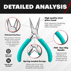 C&T 11-Piece Jewelry Plier Sets, Jewelry Making Tools Kit, Micro Jewelry Pliers - Image 3