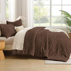 Andency Brown Twin/Twin XL Comforter Set, Twin Bed Comforter - Image 7