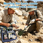 25PCS Rock Hammer Kit for Rock Hounding, Complete Geology Kit - Image 6