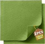 Sage Green Soft Felt Sheets for Crafts, 1.6mm Thick, Handmade Crafts, DIY by Grainear