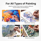 Nicpro 30pcs Paint Brush Set, Professional Acrylic Paint Brushes - Image 6