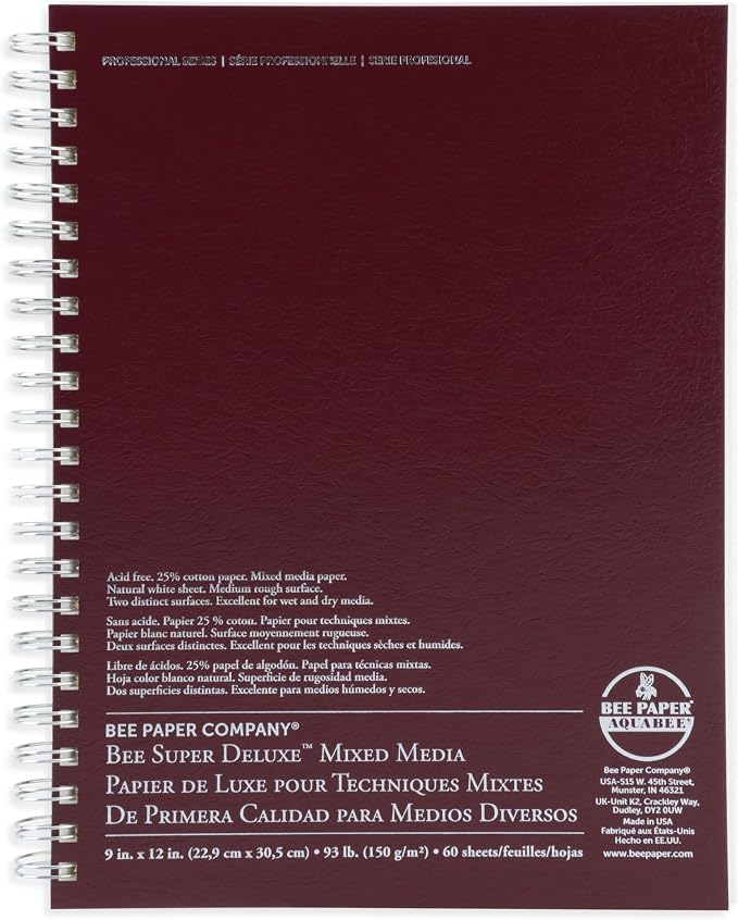 Bee Paper Super Deluxe Sketch Pad, 6-Inch L by 9-Inch H by BeePaperCompany