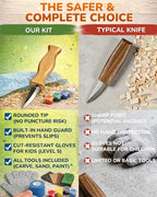 Wood Carving Whittling Kit for Kids: Wood Carving Tool Set - Image 6
