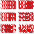 Letter Stickers, Mailbox Numbers, 2.5 Inch Waterproof Vinyl Alphabet | 2 1/2 by Llewyn