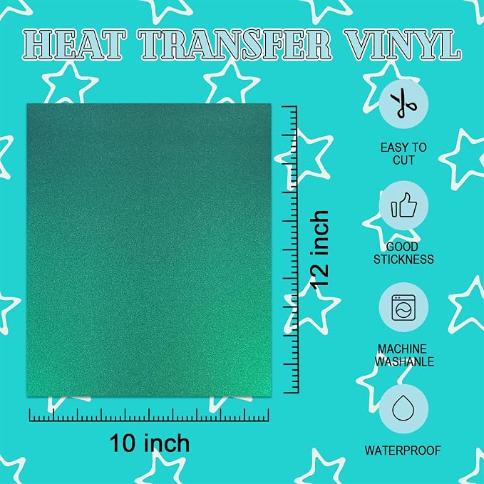 Chameleon HTV Heat Transfer Vinyl Bundle 14 Packs 12"x10" Iron On Vinyl - Image 8