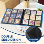 Card Binder, EDUDIIU 9 Pockets Premium Trading Card Binders, Cards Collection - Image 3
