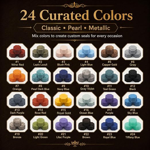 xxxHOLIC Wax Seal Kit, 360 Beads in 24 Colors | - Image 6