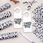 Tintnut Leopard Permanent Vinyl 8 Pcs 12x10in Black White Adhesive Vinyl | - Image 7