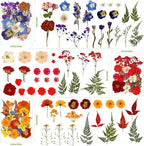 110Pcs Dried Flowers for Crafts, Pressed Flowers for Resin Molds, Dry Flowers - Image 3